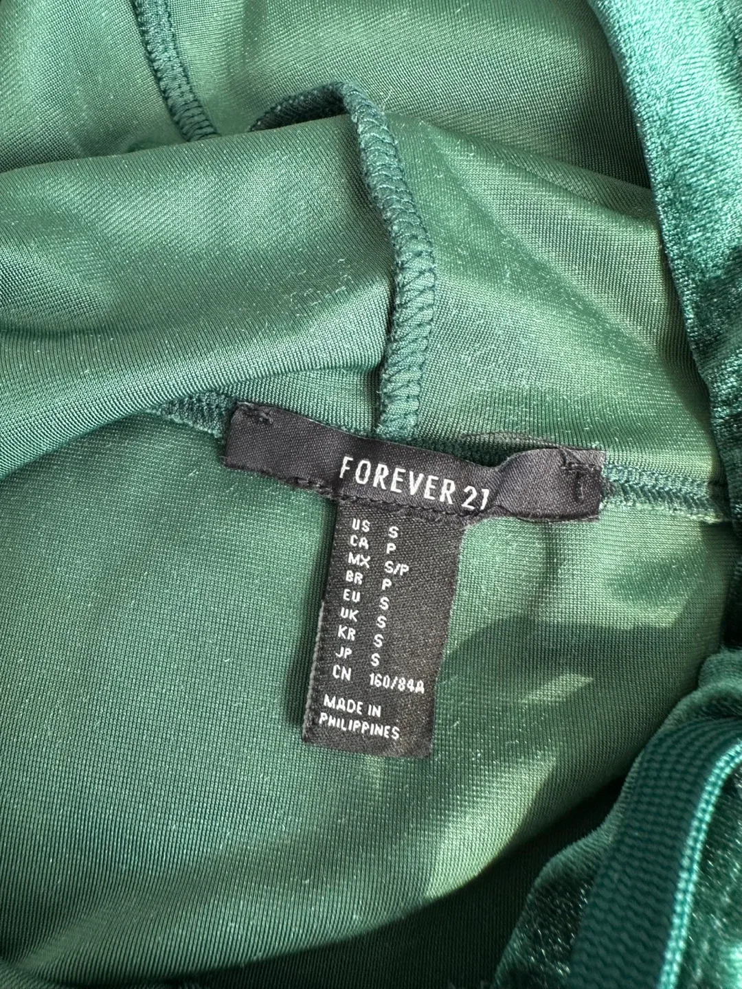 Green Velvet Hoodie Dress image indicator(7)