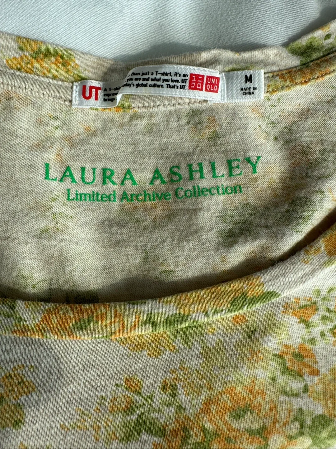 Laura Ashley collab with Uniqlo Floral T-Shirt image indicator(6)