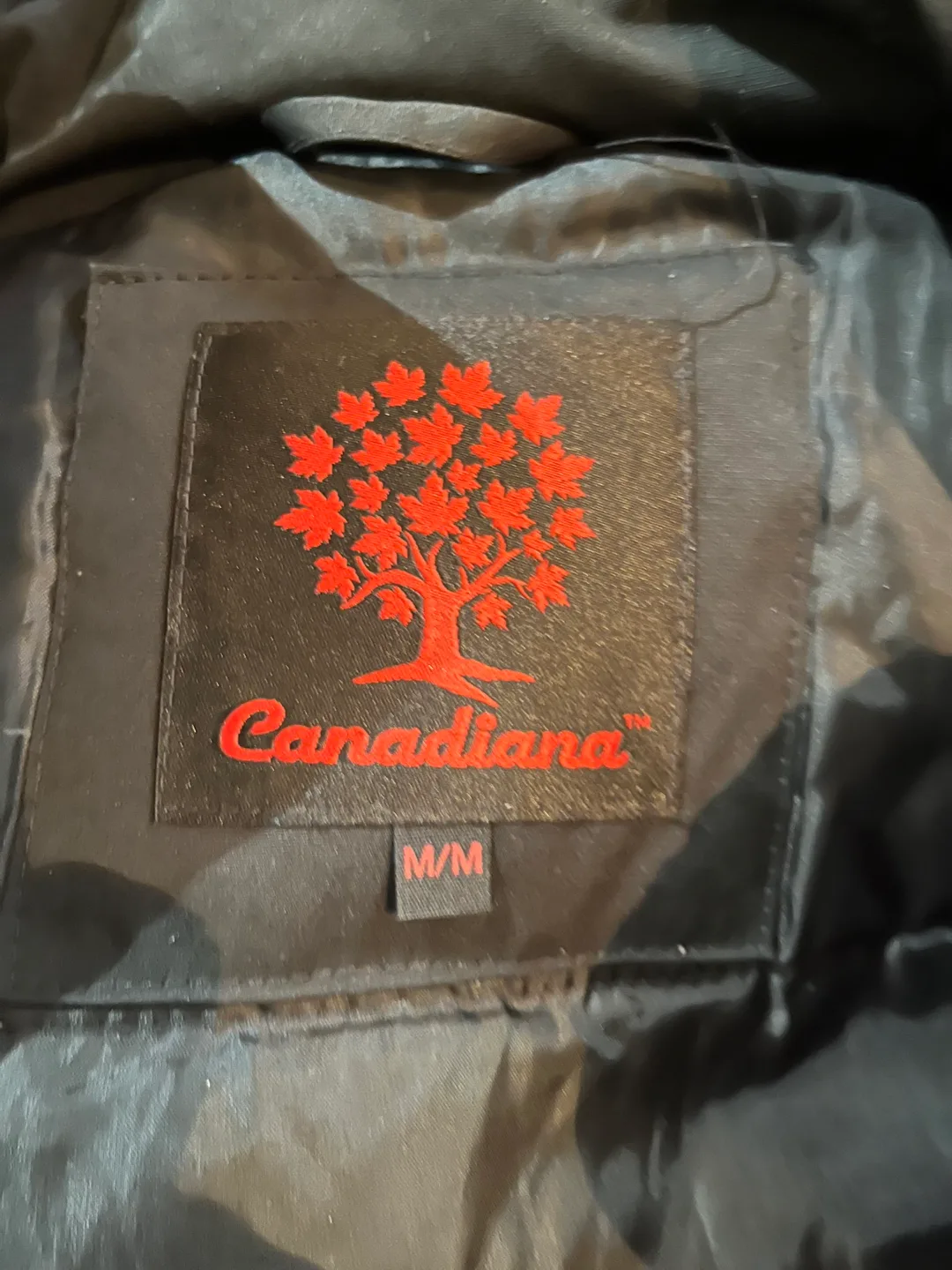 Canadiana Black Winter Parka Coat - M/M image indicator(2)