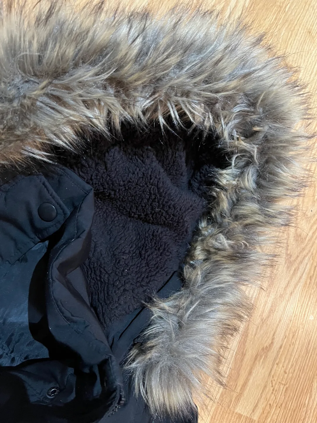 Canadiana Black Winter Parka Coat - M/M image indicator(3)
