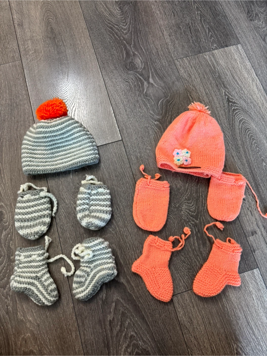 Baby Hat, Mittens & Booties Set