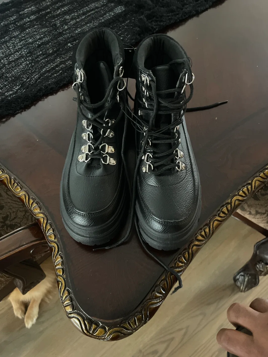 Forever 21 Black Boots - Size 7 thumbnail