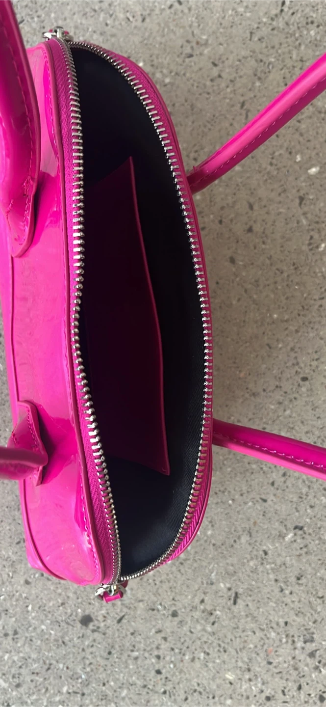 hotPink Patent  Shoulder Bag - photo 3