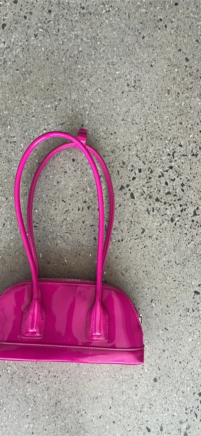 hotPink Patent  Shoulder Bag - photo 4