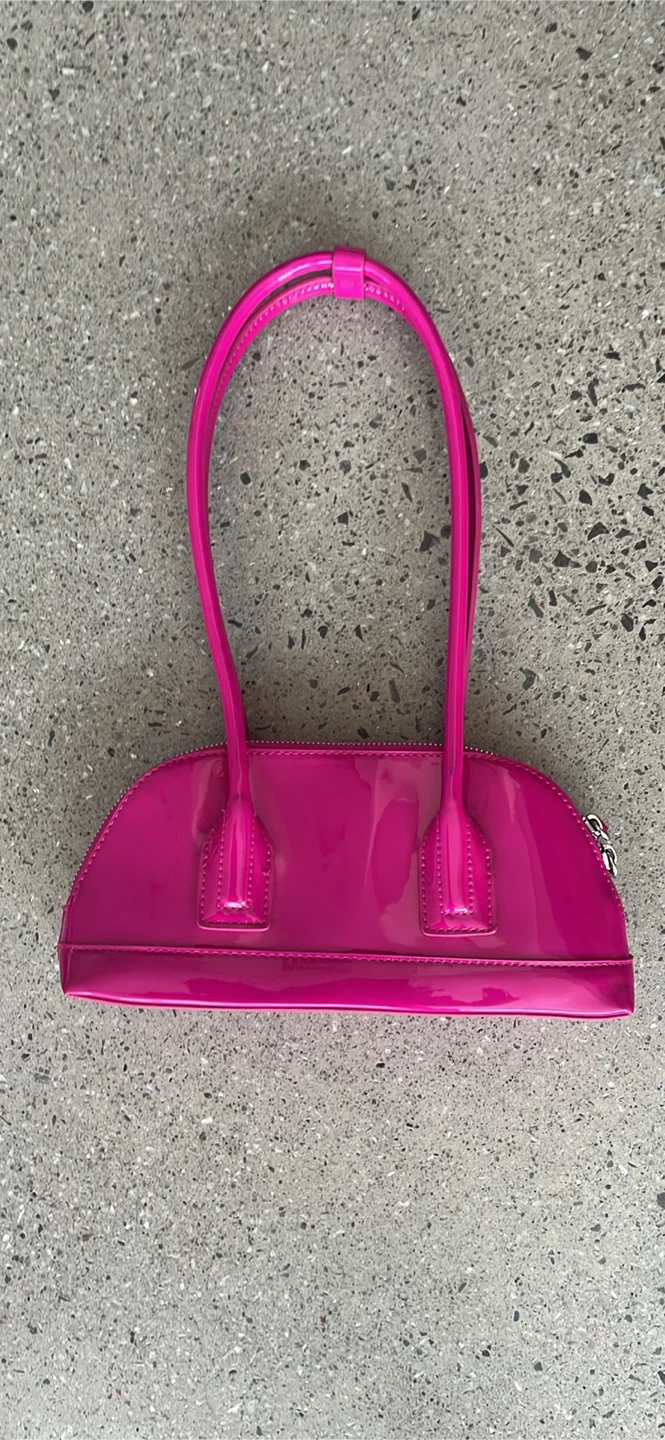hotPink Patent  Shoulder Bag - photo 2