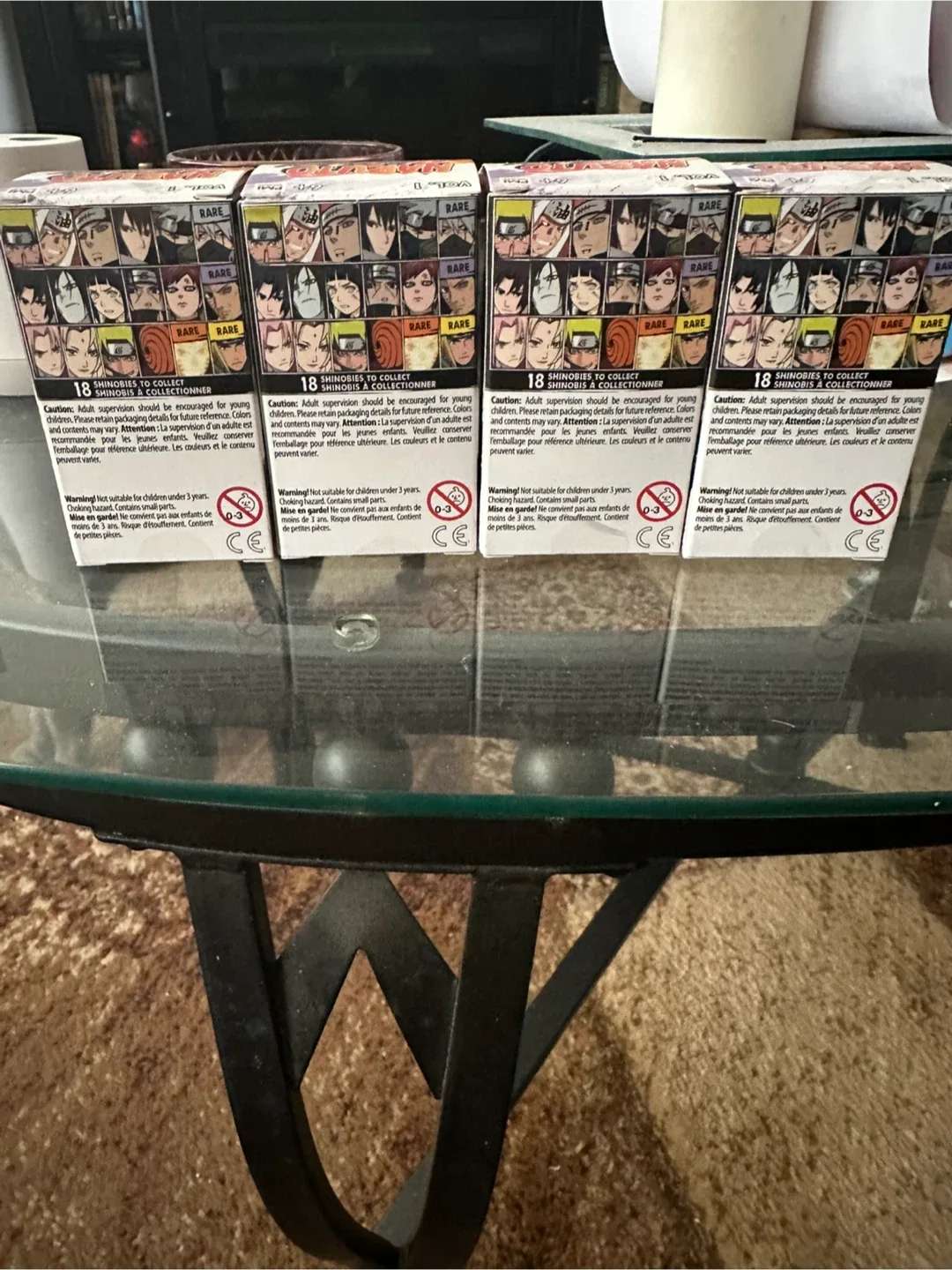 Naruto Collectible Mini Figures A Collectionneur - 4 Boxes image indicator(2)