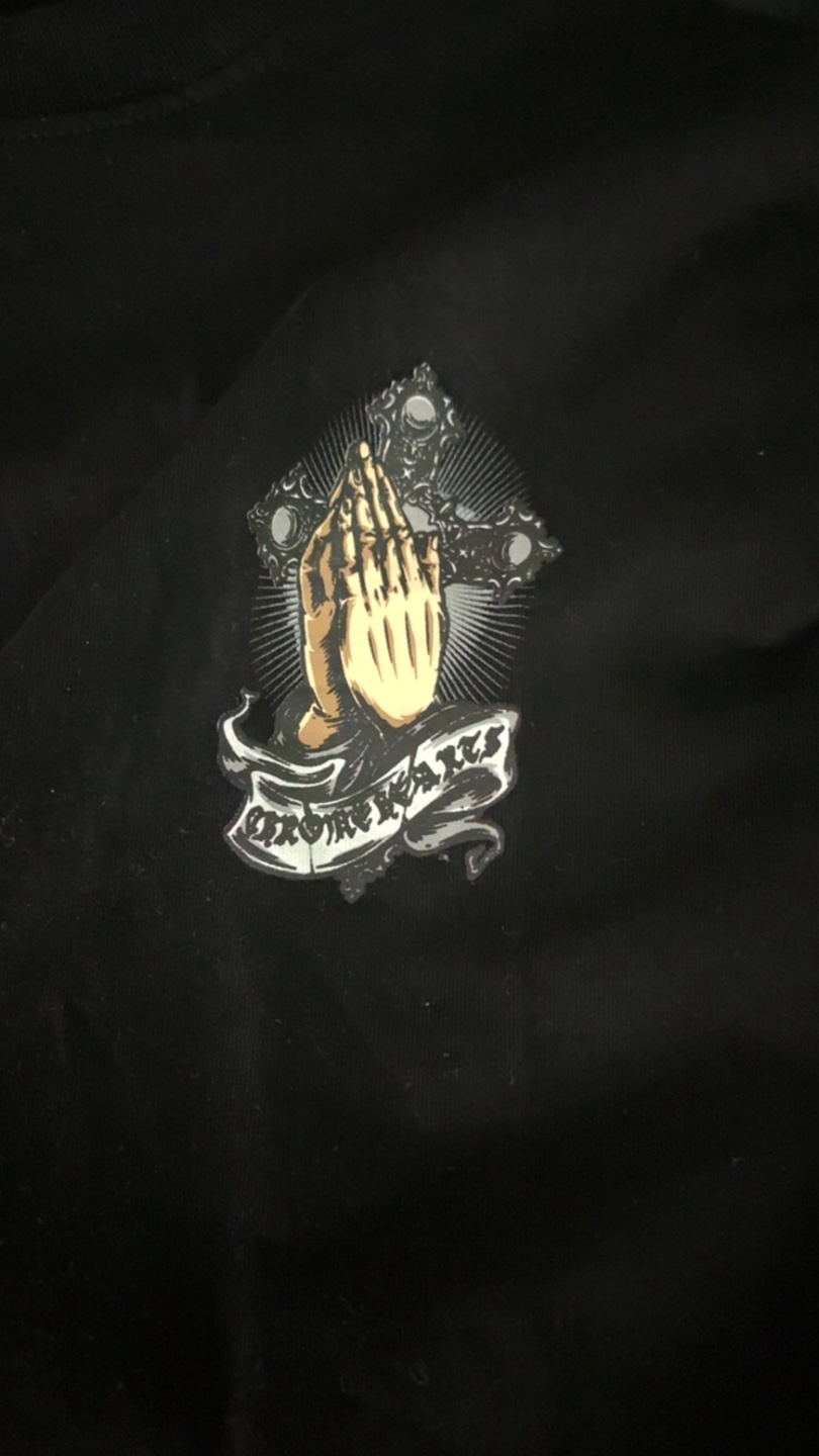 Chrome Hearts Black T-Shirt - photo 3