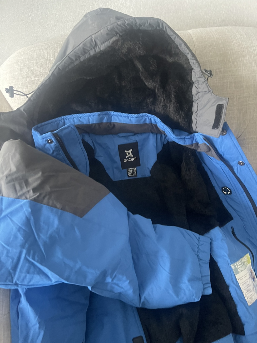 Dr. Cyril Blue & Grey Winter Jacket - photo 2