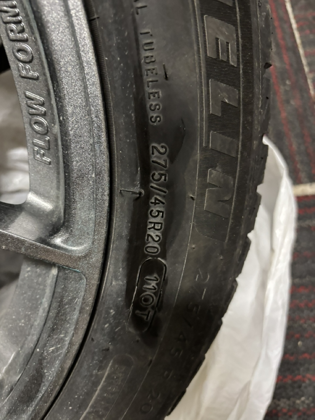 Michelin 275/45R20 Tire - photo 2