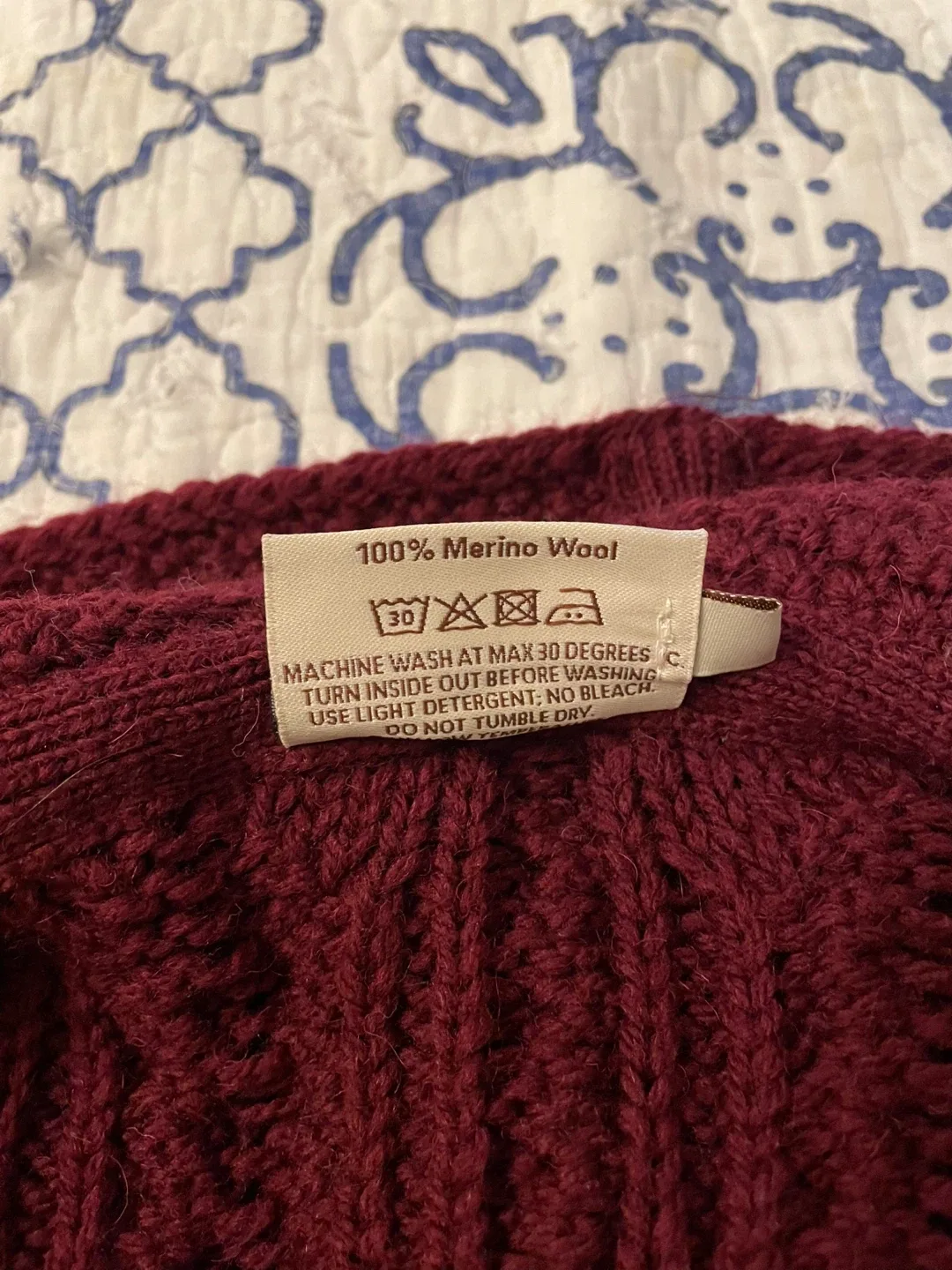 Saol Ireland Merino Wool Hooded waterfall Cardigan - Size S image indicator(5)