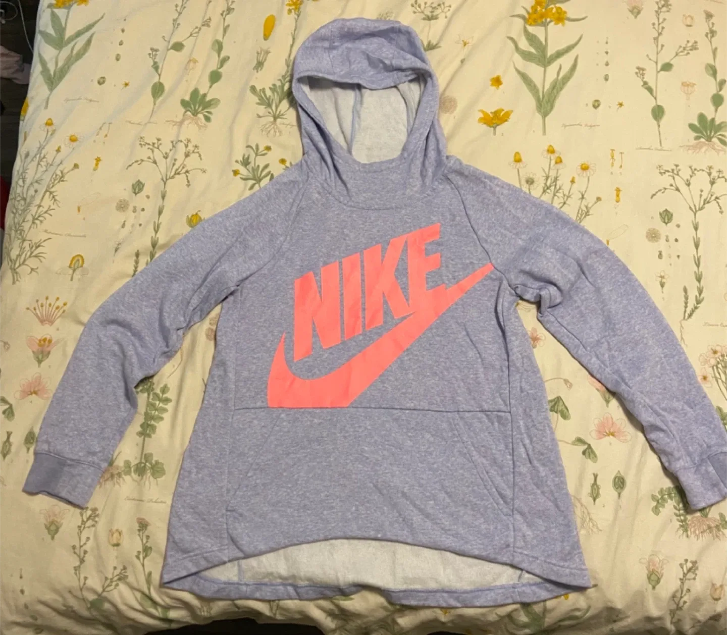 Nike Hoodie Purple with Pink Logo (size S/M) thumbnail