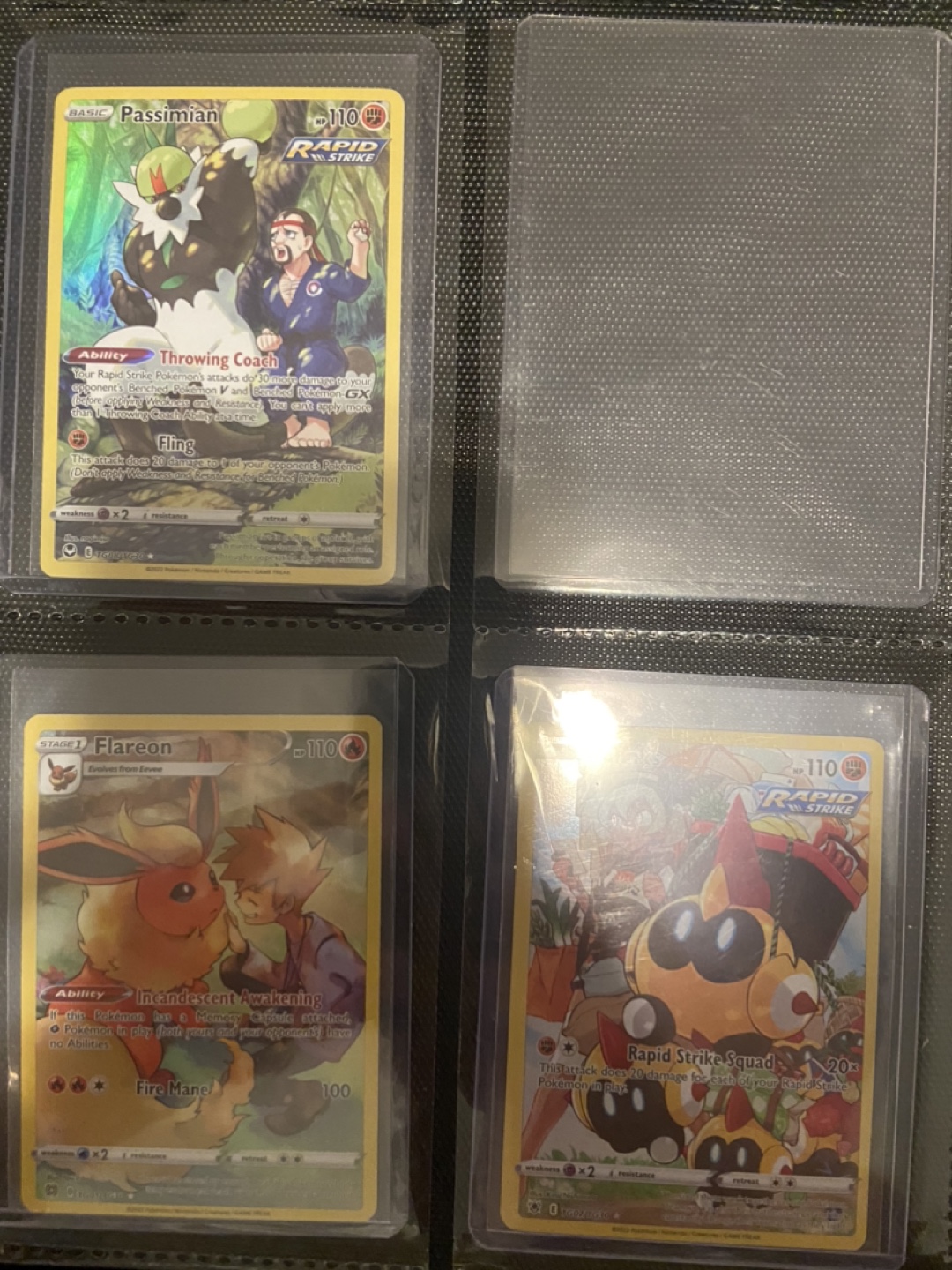 Full art IR Pokémon cards