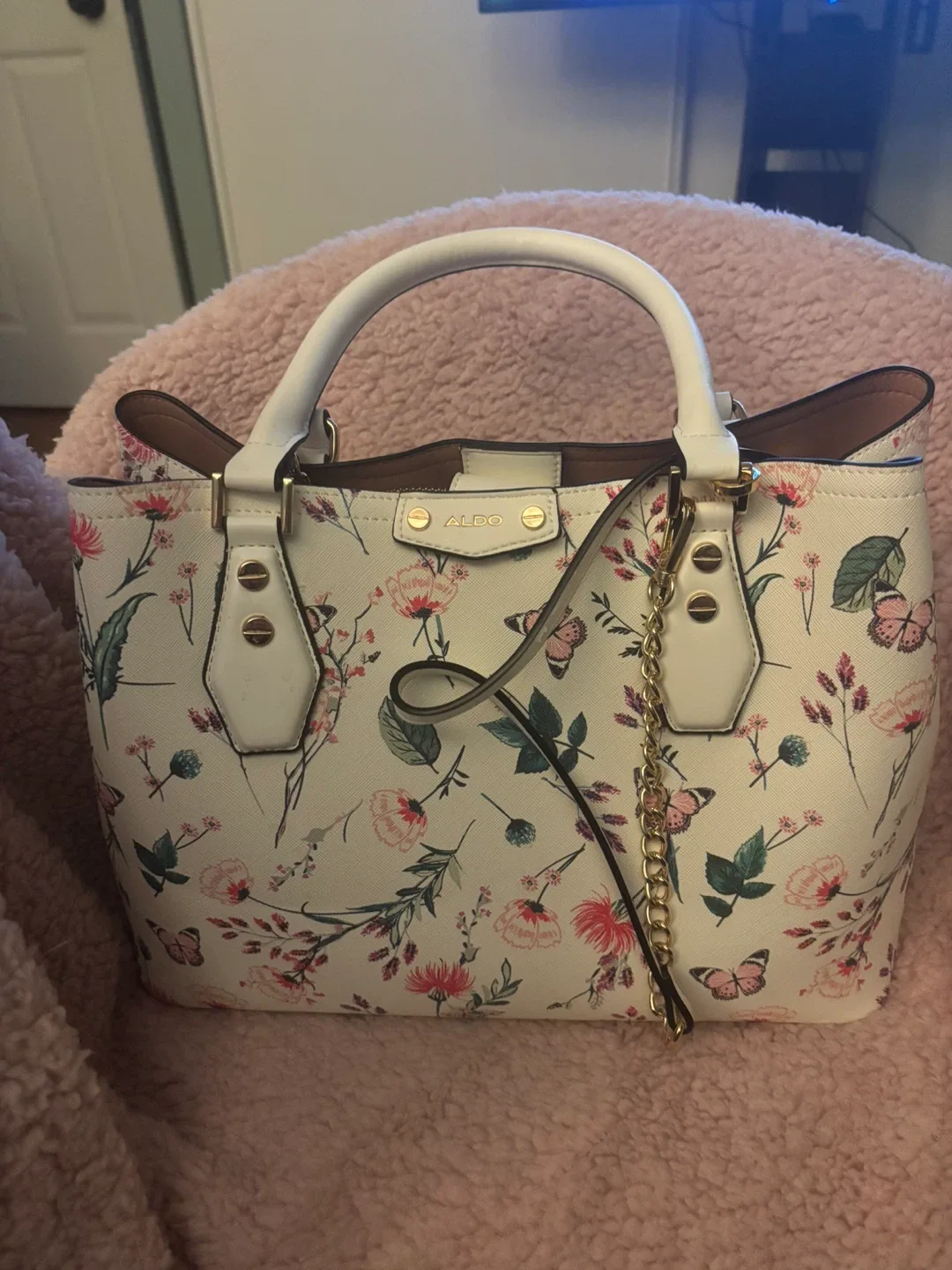 Aldo Floral Print Satchel thumbnail