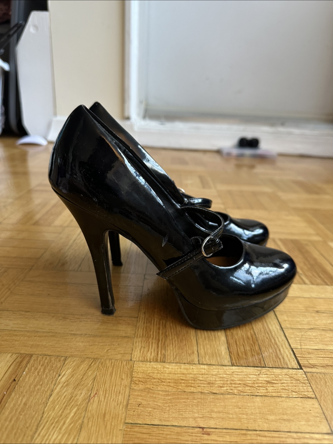 Call It Spring Black Heels - Size 7 - photo 3