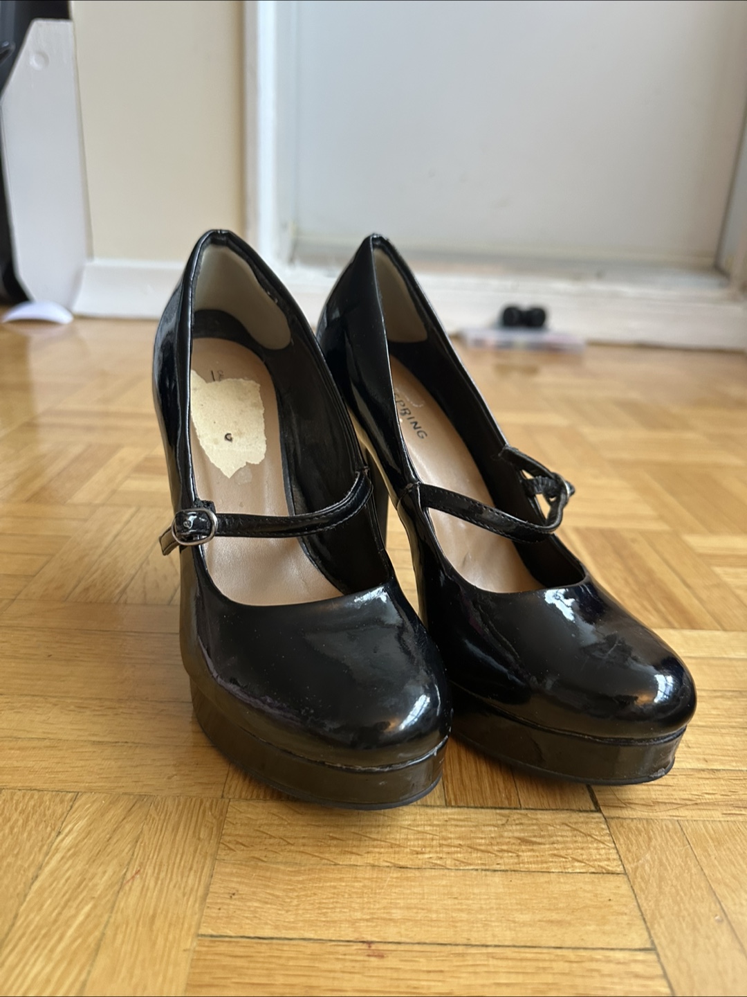 Call It Spring Black Heels - Size 7 - photo 4