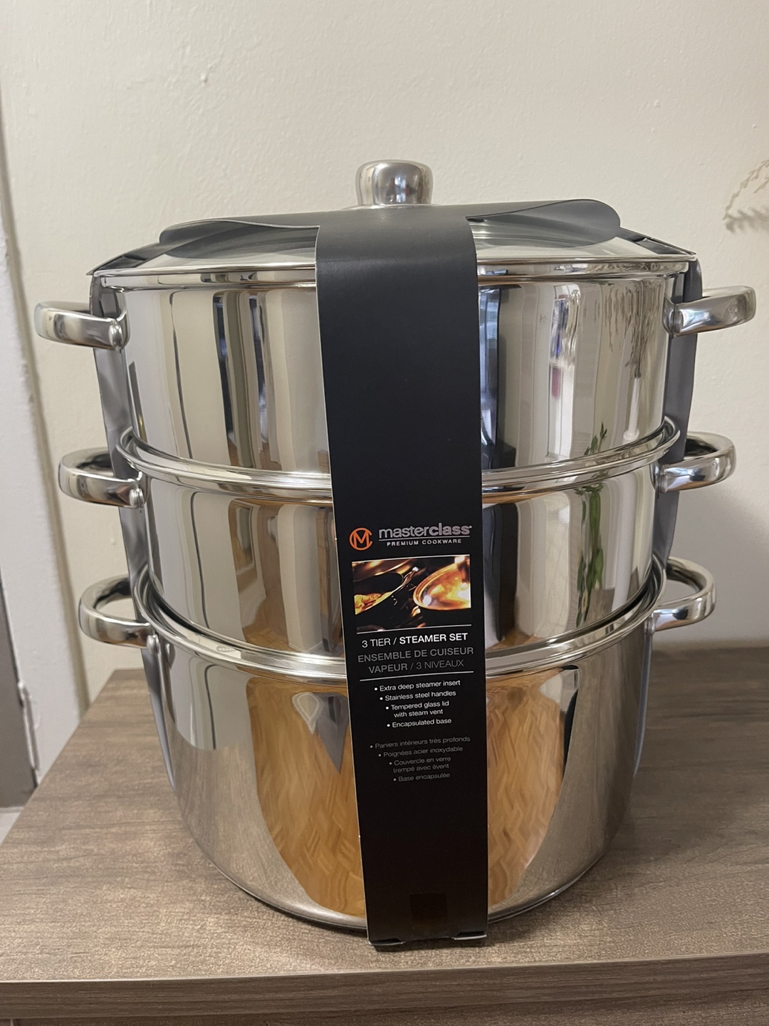 Masterclass 3-Tier Steamer Set - NEW - photo 2