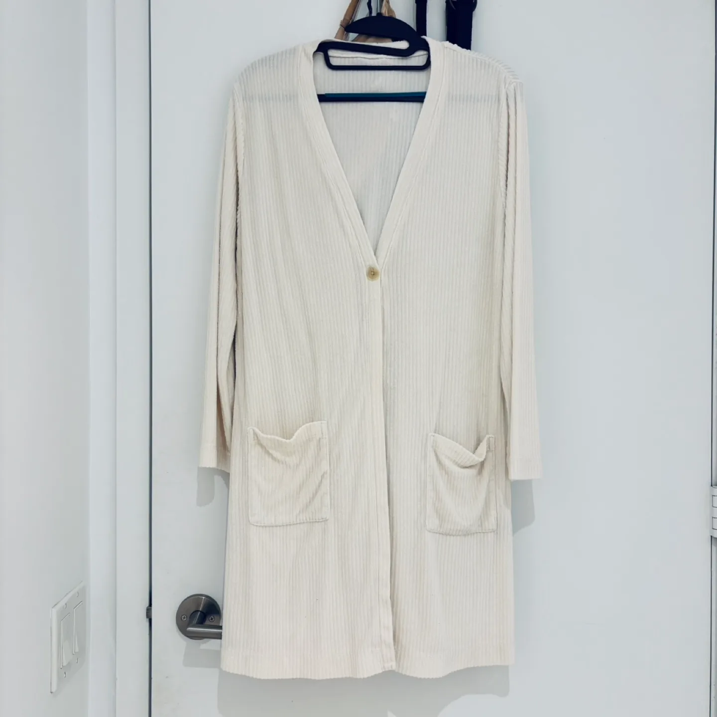 Cream Cardigan with Pockets 🥕 thumbnail