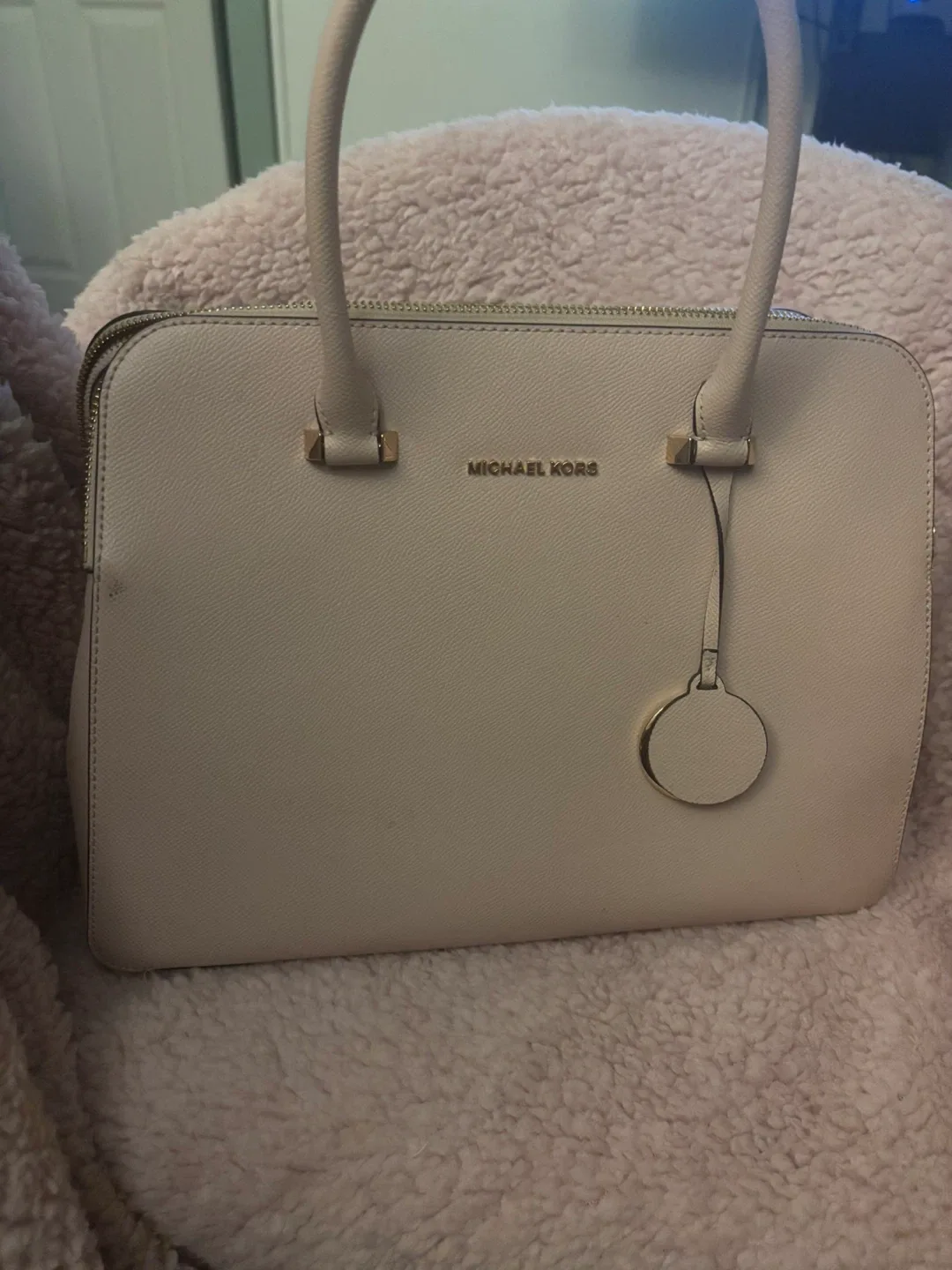 Satchel Bag - Cream Colour thumbnail