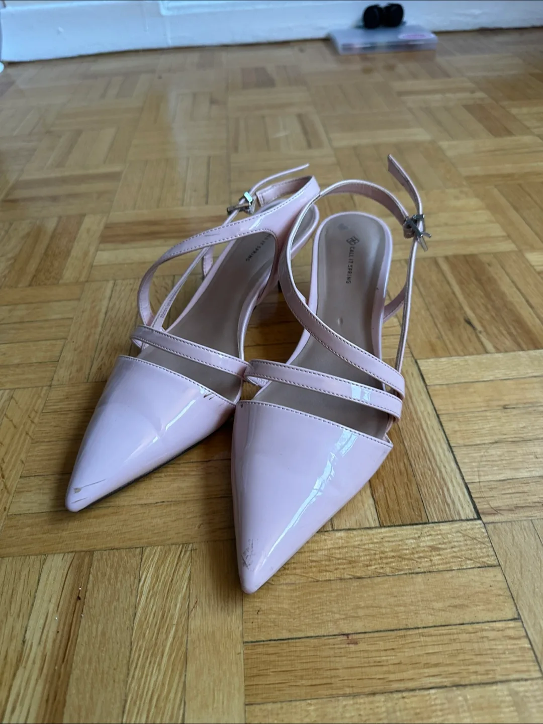 Call It Spring Pink Heels - Size 6