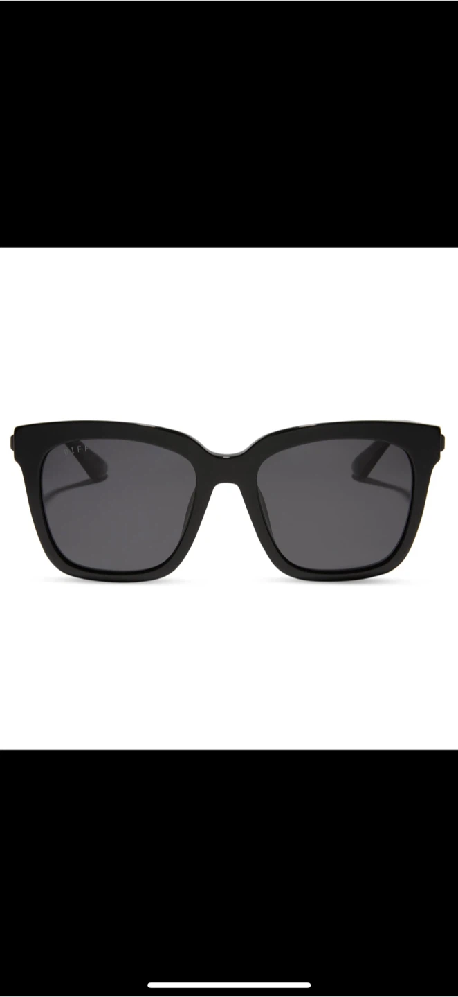 DIFF Eyewear Black Sunglasses