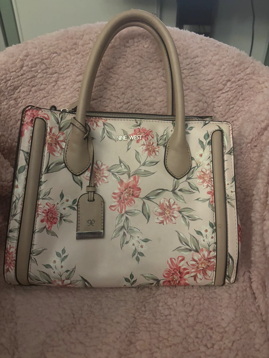 Nine West Floral Satchel