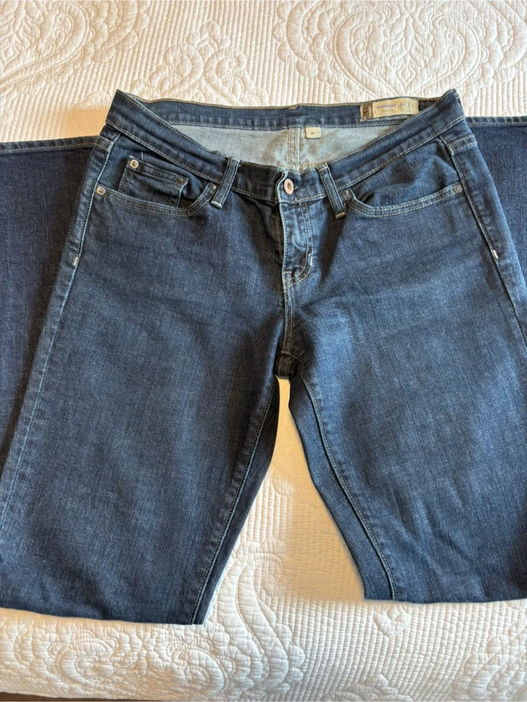Gap Straight Leg Jeans, Size 8L thumbnail