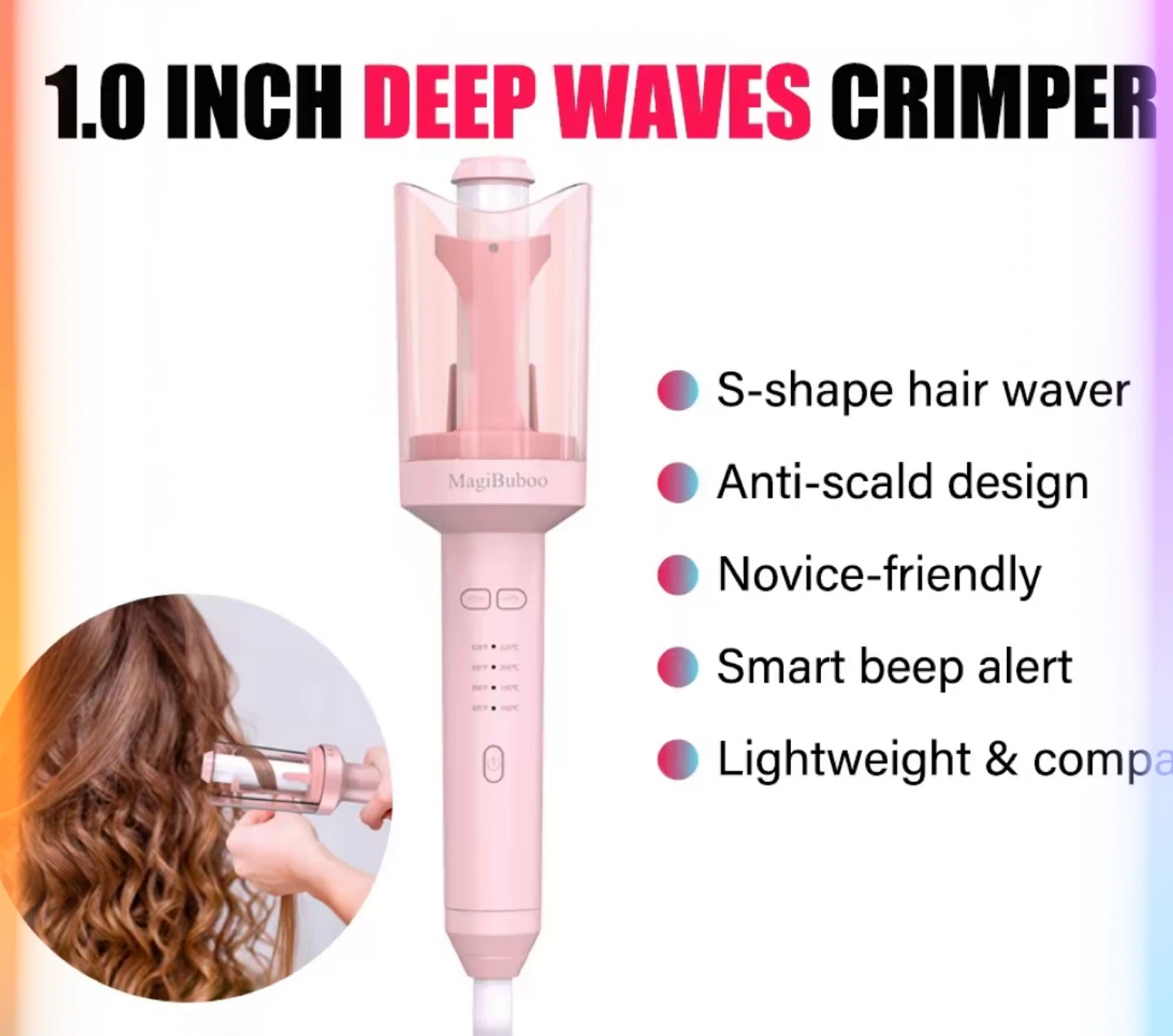 MagiBuboo 1.0 Inch Deep Waves Crimper - photo 2