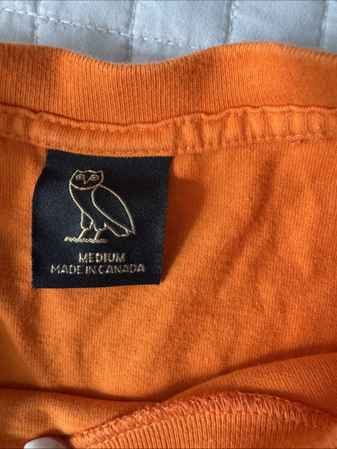 OVO (October's Very Own) Orange T-Shirt - Size Medium - photo 4