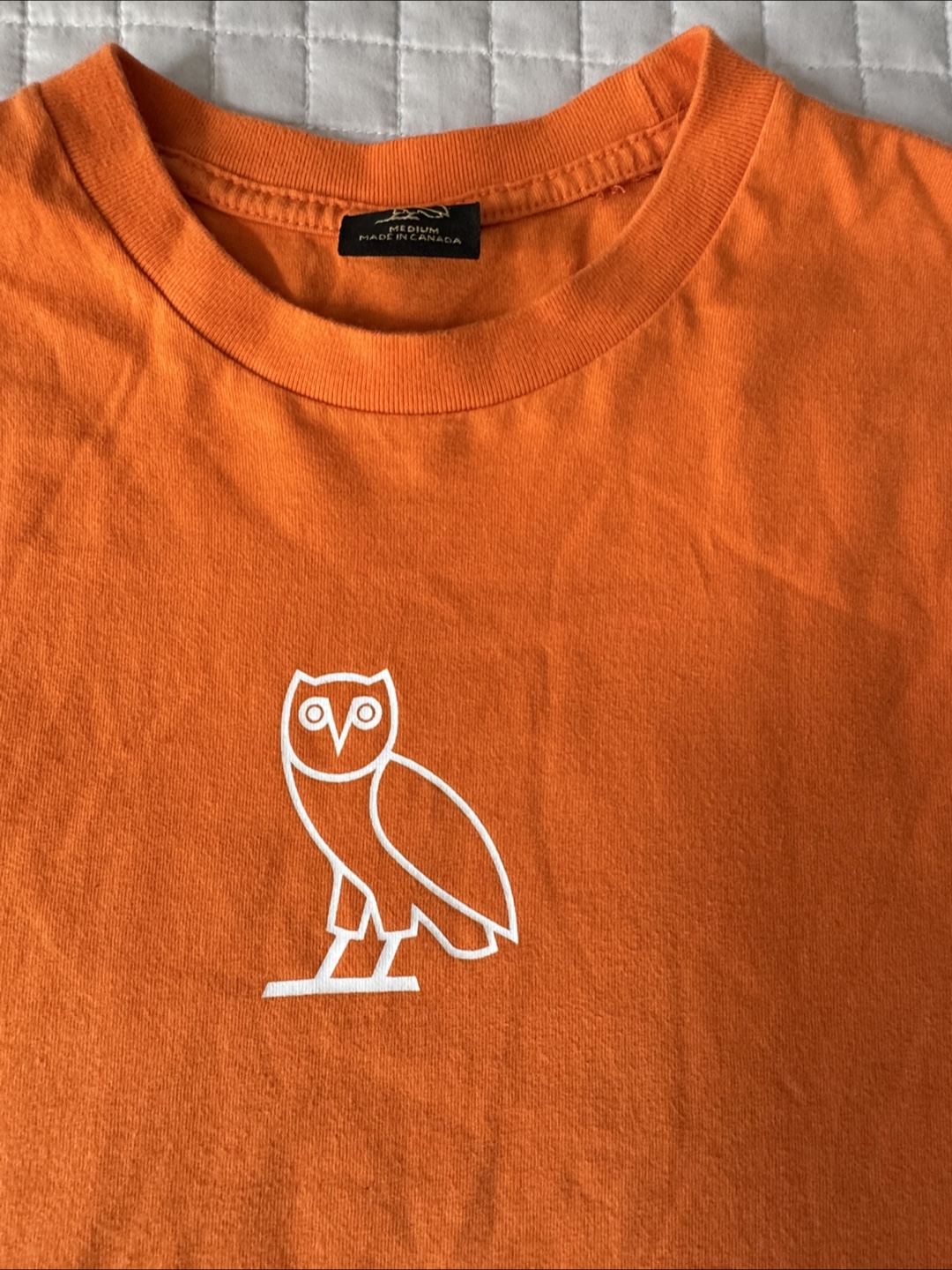 OVO (October's Very Own) Orange T-Shirt - Size Medium - photo 2
