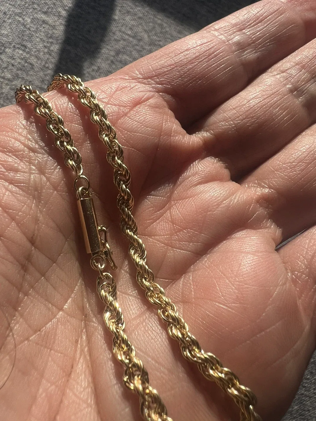 14 k Gold Rope bracelet thumbnail