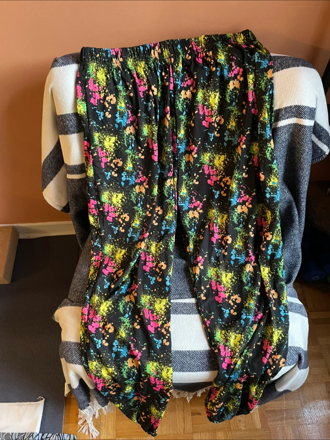 Paint Splatter Hammer Pants - 80s Halloween thumbnail