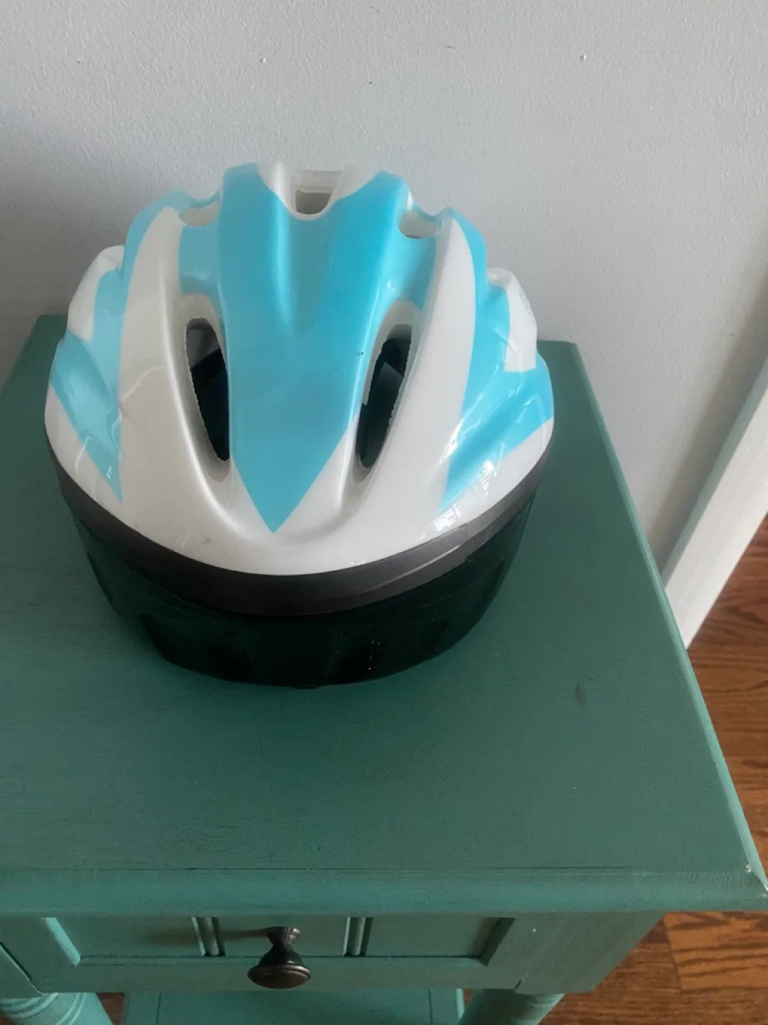 Supercycle Bike Helmet - White & Blue image indicator(2)