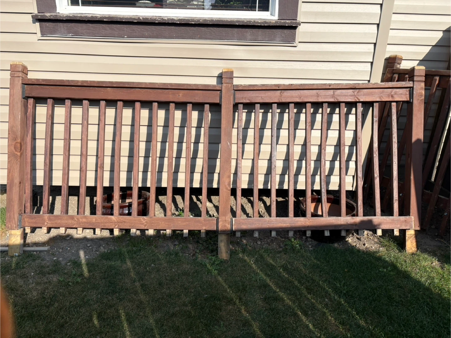 Wooden Deck Railing Sections