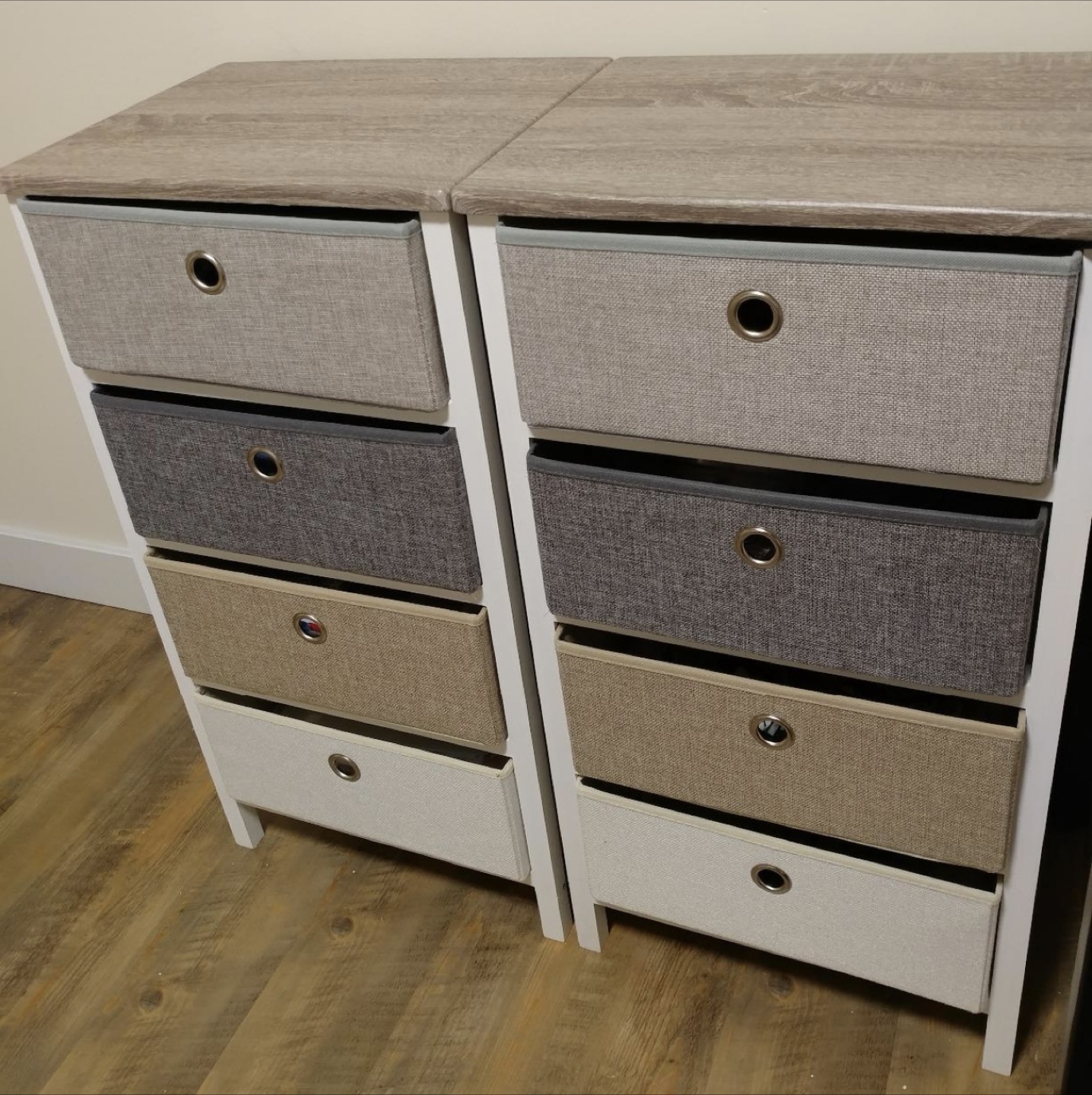 4-Drawer Fabric Storage Dresser(MOVE OUT SALE)