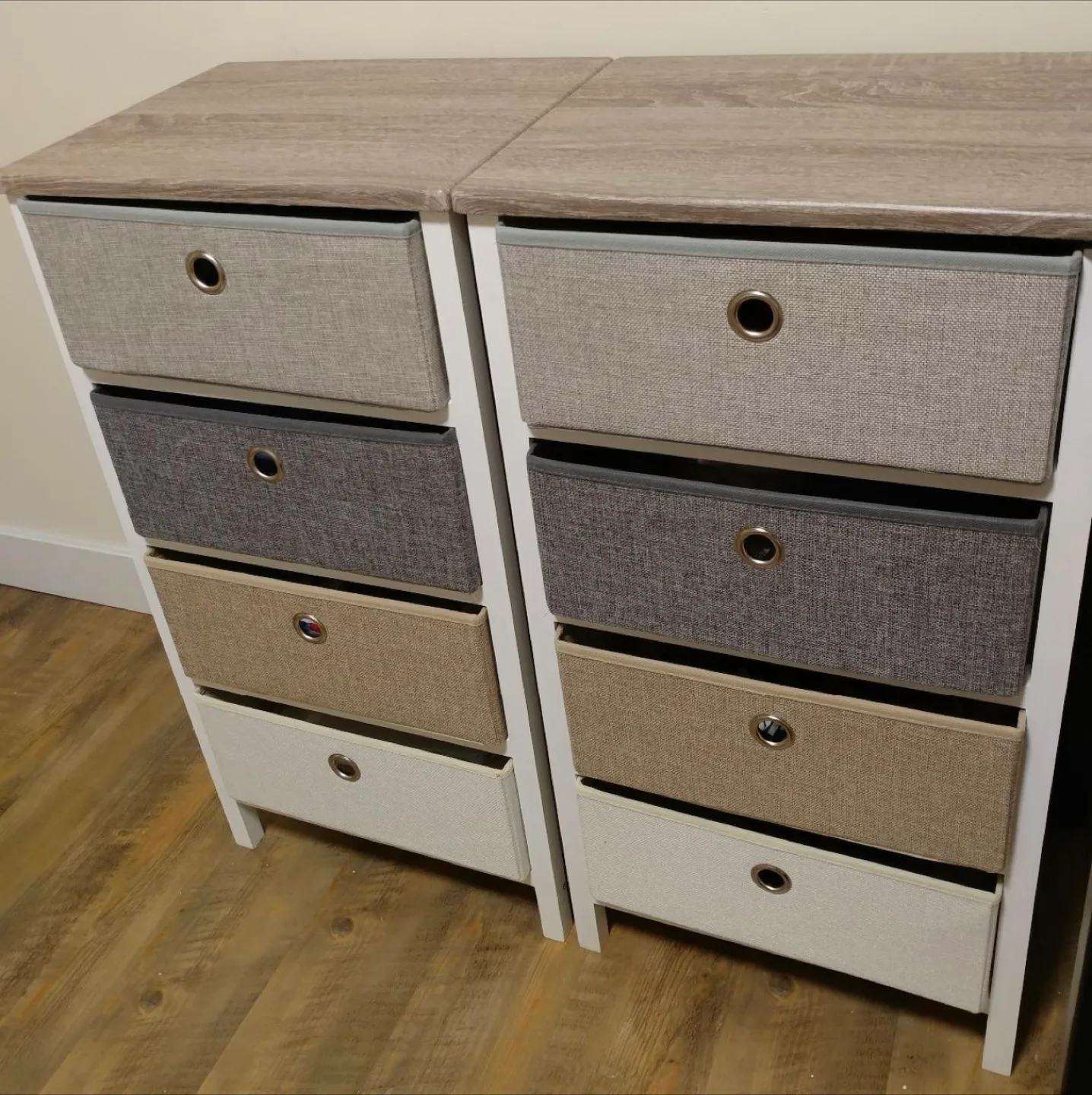 4-Drawer Fabric Storage Dresser(MOVE OUT SALE) thumbnail