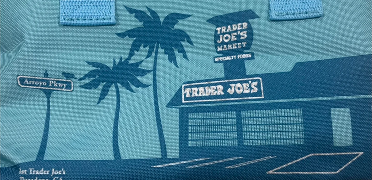 Limited Edition! Trader Joe’s Insulated Bag Set: Peach & Blue image indicator(8)