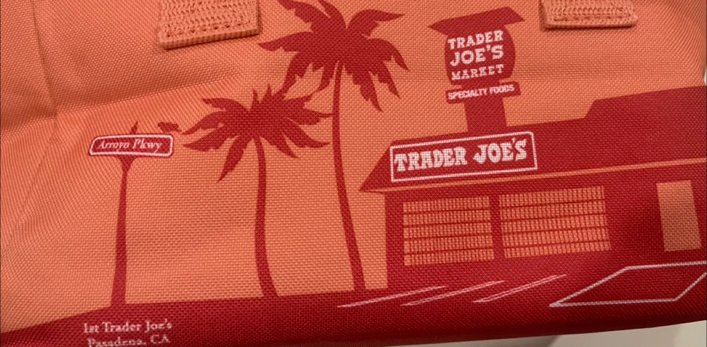 Limited Edition! Trader Joe’s Insulated Bag Set: Peach & Blue image indicator(9)