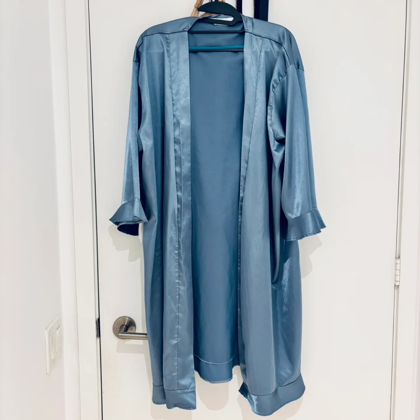 Blue Satin Robe thumbnail