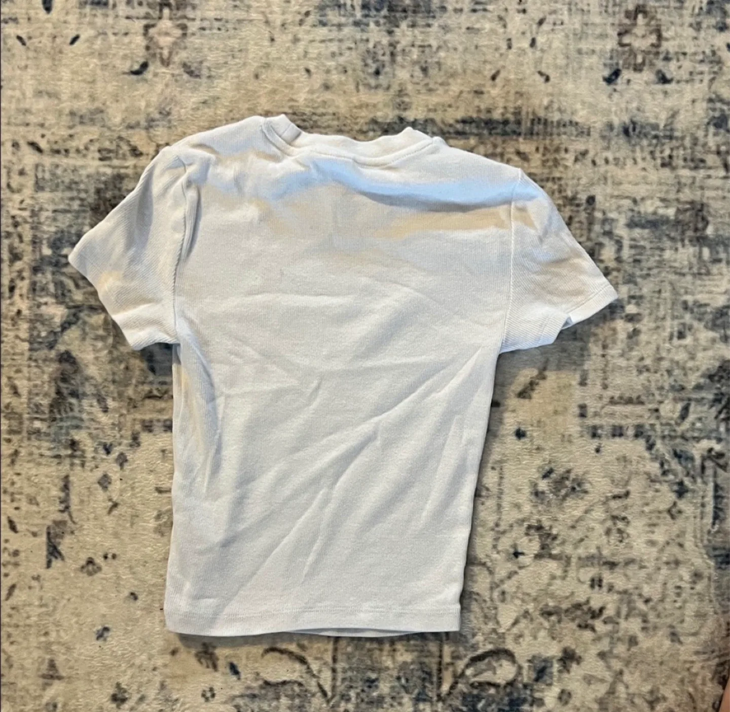 TNA White Ribbed T-Shirt - Size 2XS image indicator(3)