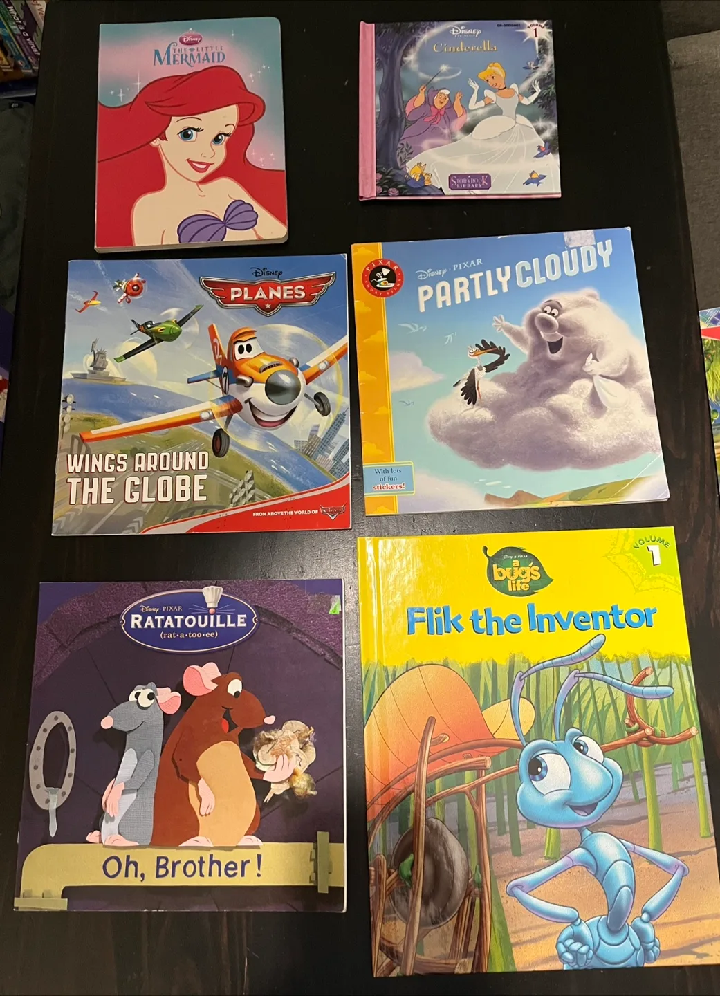 Disney Pixar Children's 6 Books Lot thumbnail