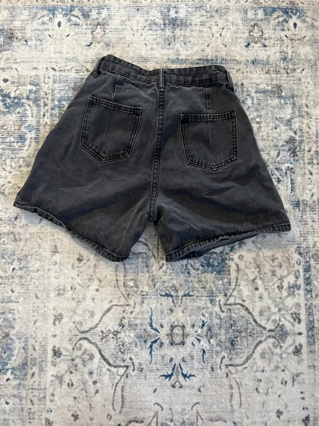 Black Denim Shorts image indicator(2)