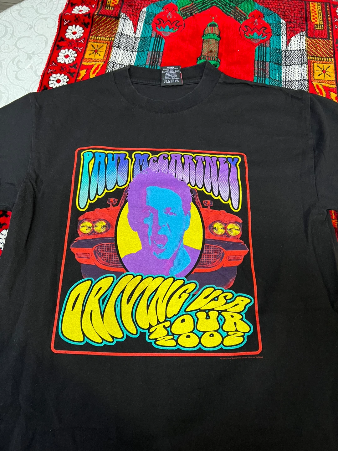 Vintage 2002 Paul McCartney T-Shirt Driving USA Band Tee Beatles - photo 2