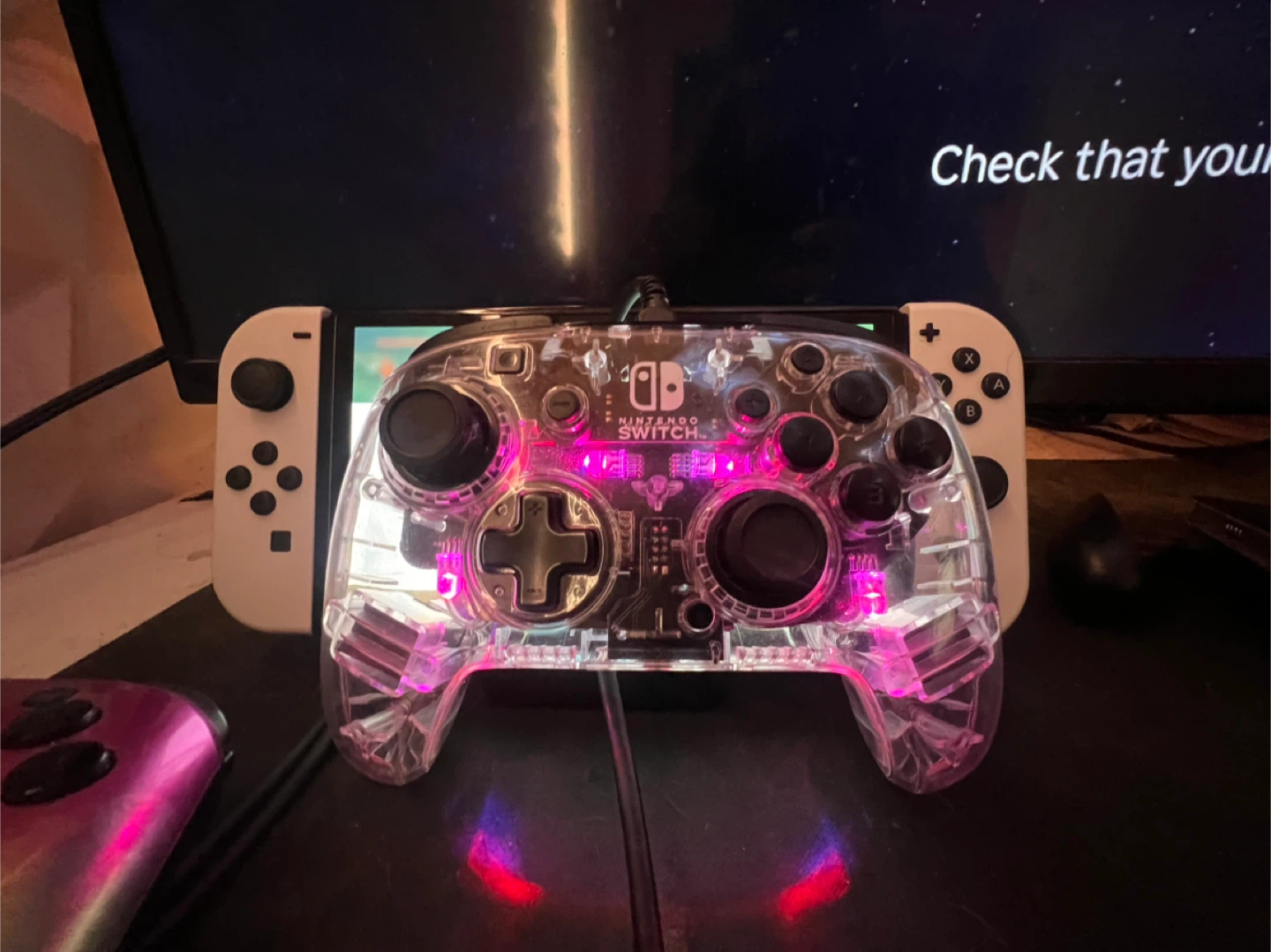 Nintendo Switch OLED bundle with TWO pro Controllers - photo 4