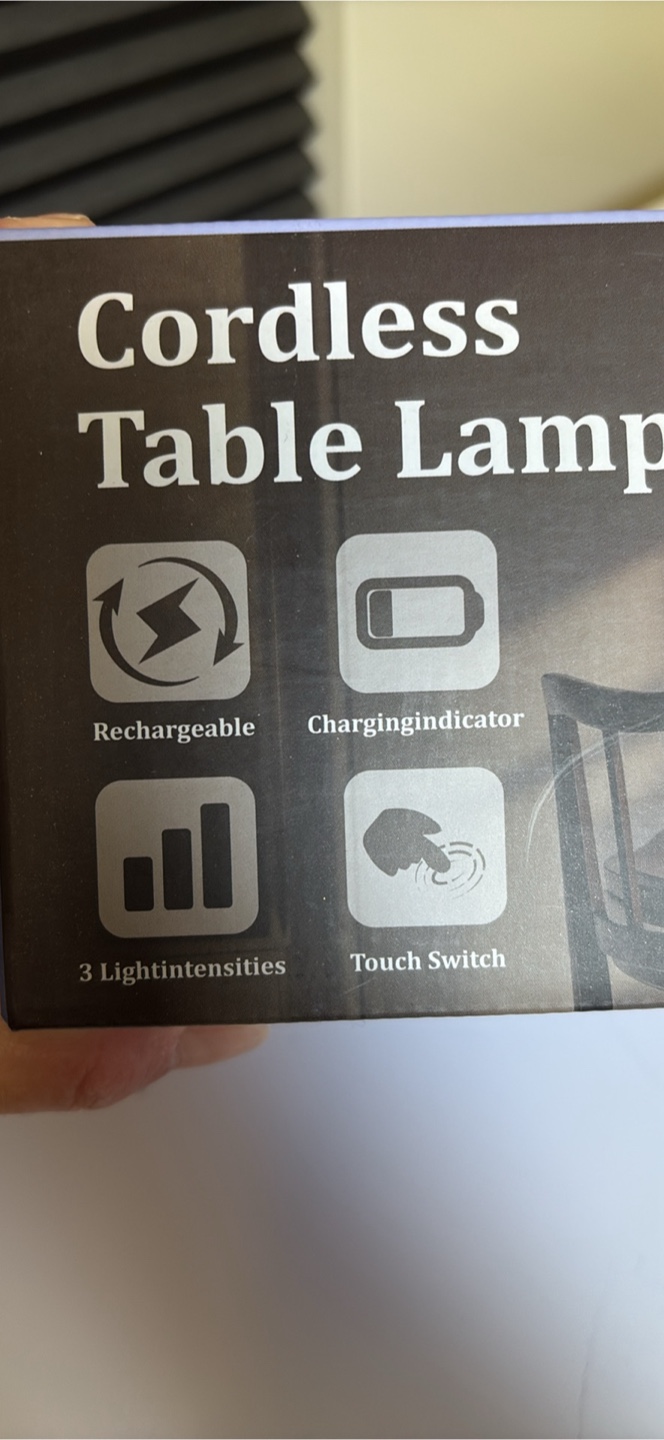 Cordless Battery Table Lamp - Touch Switch - photo 5