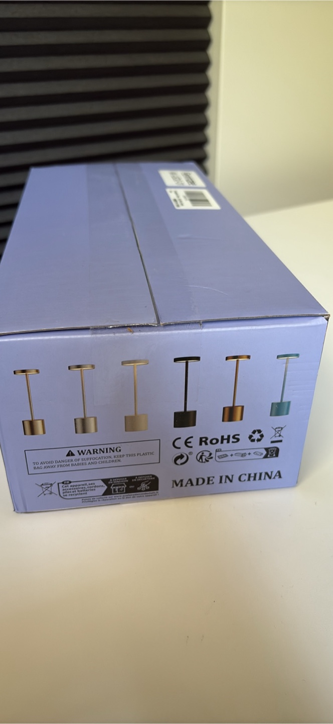 Cordless Battery Table Lamp - Touch Switch - photo 2