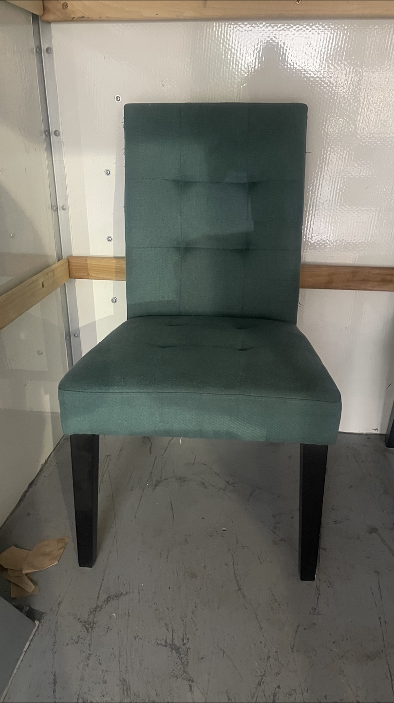 Green Upholstered Dining Chairs - photo 3