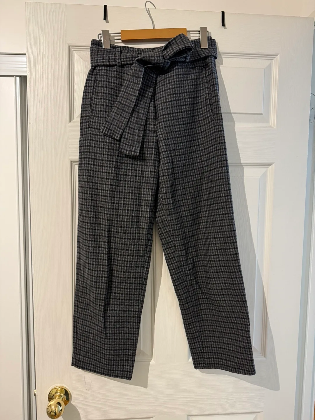 Wilfred Houndstooth Wool Blend Pants - Size 6 thumbnail