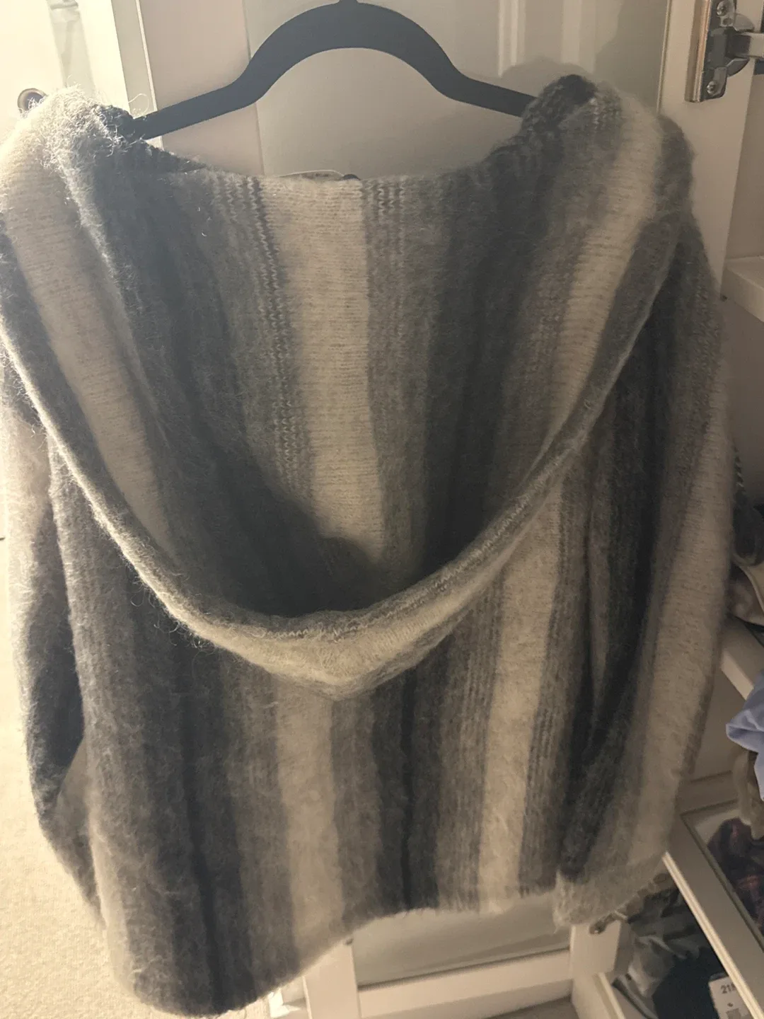 Celine Paris Striped Knit Hoodie image indicator(3)