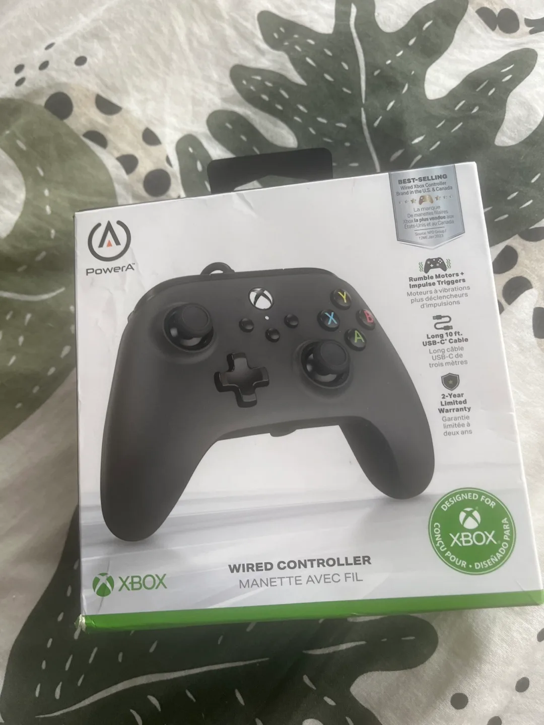 PowerA Wired Controller for Xbox - Black thumbnail