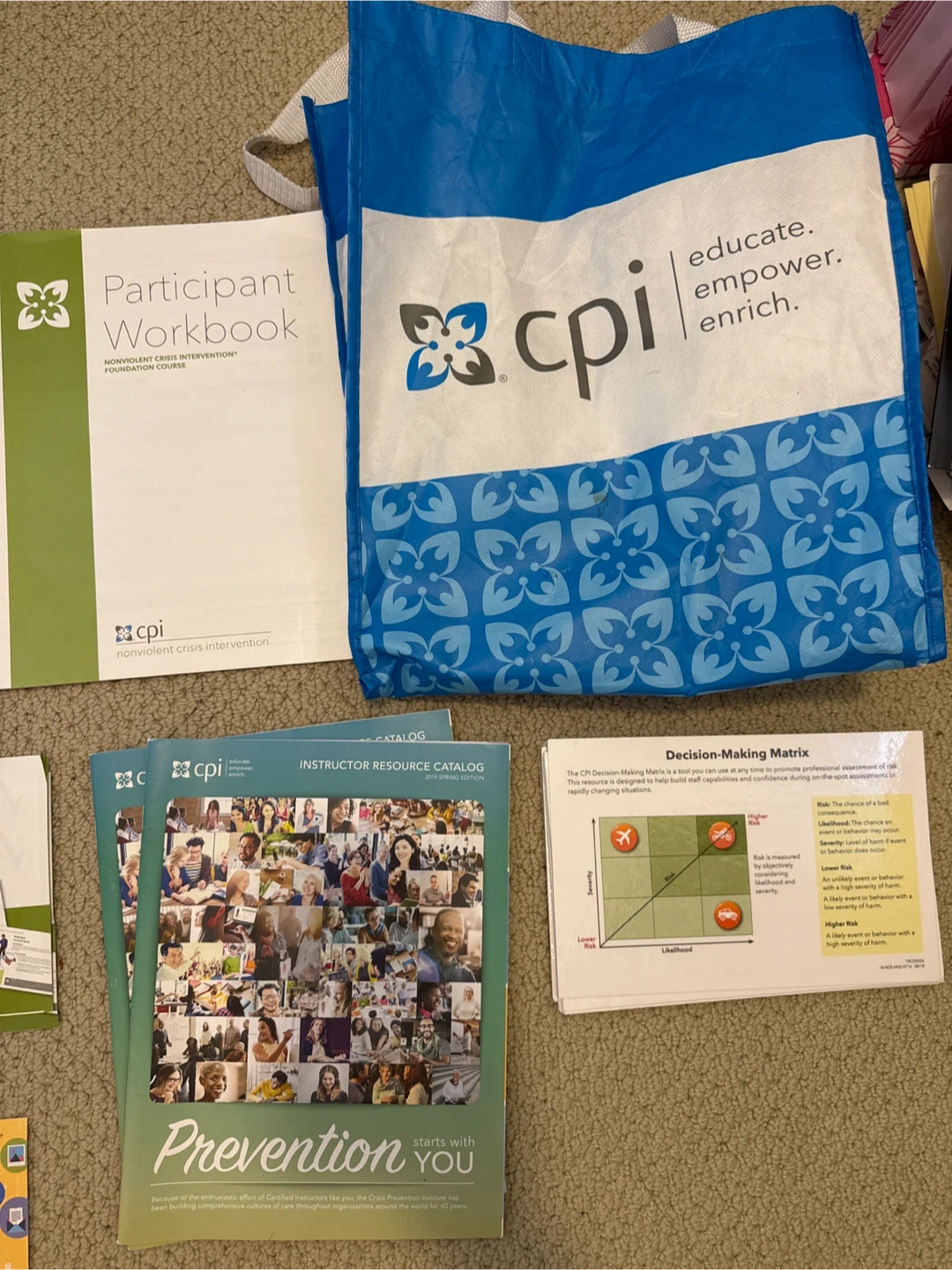CPI Nonviolent Crisis Intervention Training Materials - photo 3